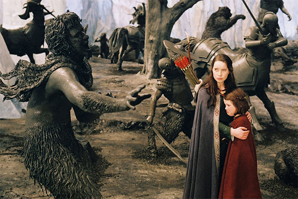 actie scene uit de film Narnia