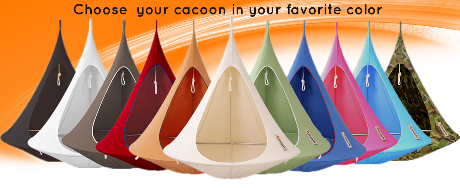 different colours cacoon