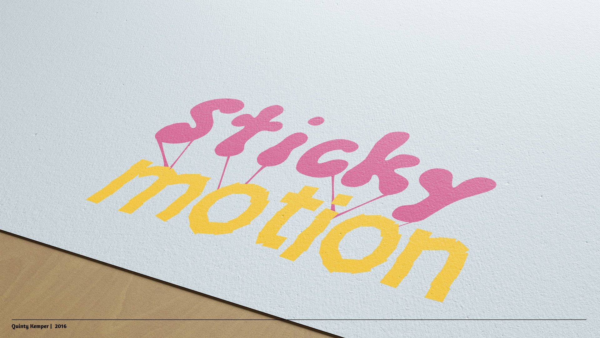 Quinty Kemper Portfolio 2016 Sticky-Motion logo